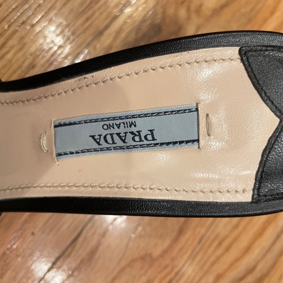 Red Flower Prada Heels - Picture 3 of 7